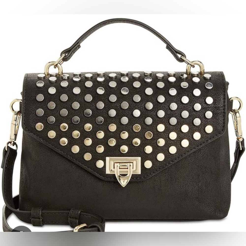 INC International Concepts Jessa Studded Top-Handle Crossbody Bag